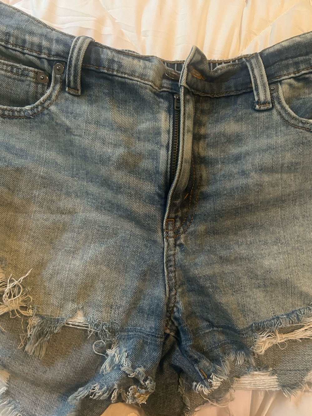 Aerie Daydream Denim Cutoff Shorts -